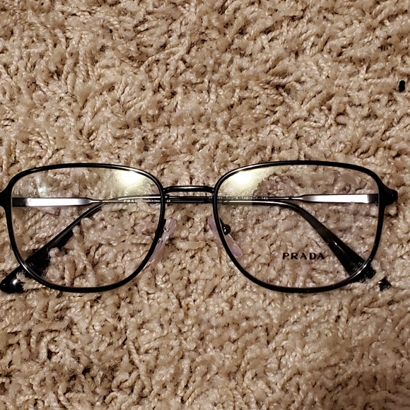 Prada VPR 58X Black Eyeglasses Brand New - Picture 1 of 2